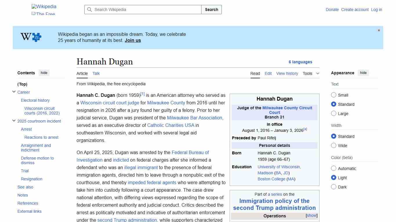 Hannah Dugan - Wikipedia
